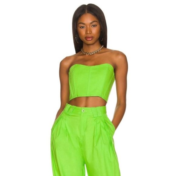 L'Academie Ember Corset in Lime Green NWOT Size Small - Picture 1 of 3